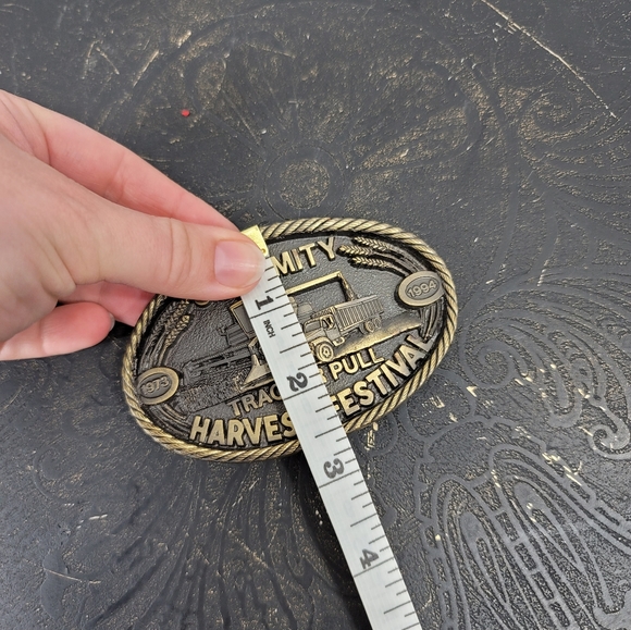 Sublimity Tractor Pull Harvest Festival Belt Buckle - Picture 9 of 9